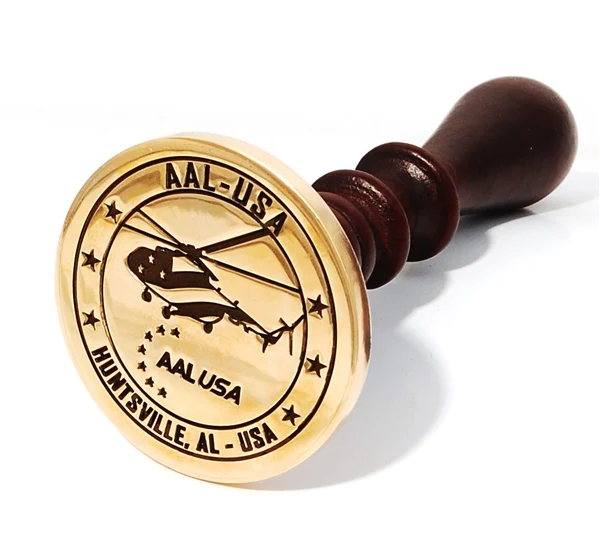Create Your Own Custom Wax Seal Stamp from your Logo or Art with Rosewood Handle - Image 3